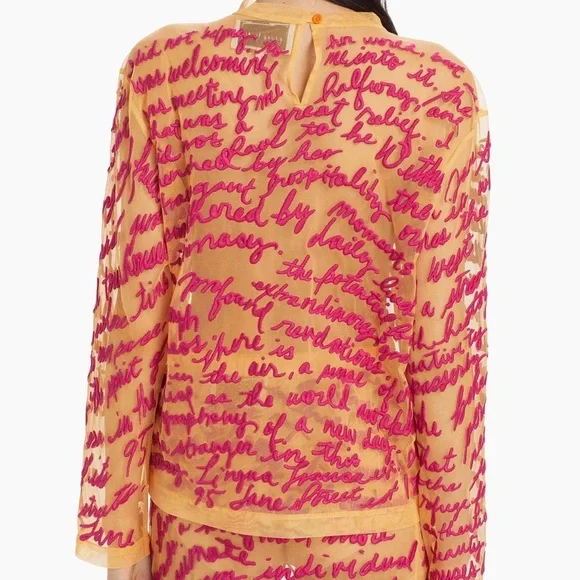 Lingua Franca embroidered top - Picture 4 of 8